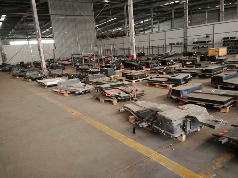 回收某客戶電池現(xiàn)場